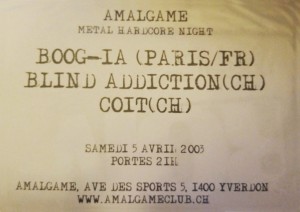 Affiche concert                        