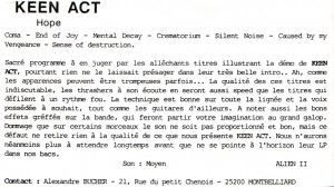 Keen Act       